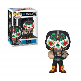 Funko Pop! Heroes: Dc Super Heroes - Bane (Dia De Los Dc) #412 Vinyl Figura Ajándéktárgyak