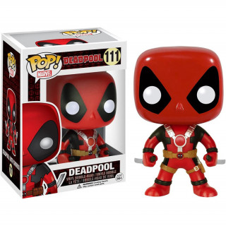 Funko Pop! Marvel: Deadpool Two Swords #111 Vinyl Bobble-Head Figura Ajándéktárgyak