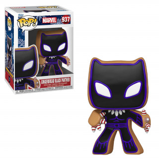 Funko Pop! Marvel: Holiday - Gingerbread Black Panther #937 Bobble-Head Vinyl Figura Ajándéktárgyak