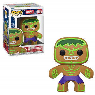 Funko Pop! Marvel: Holiday - Gingerbread Hulk #935 Bobble-Head Vinyl Figura Ajándéktárgyak