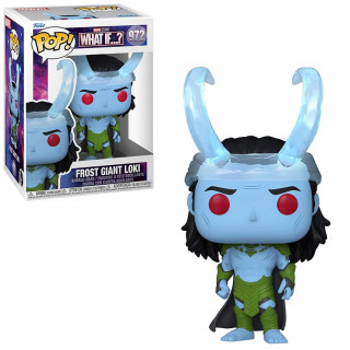 Funko Pop! Marvel: What If...? - Frost Giant Loki #972 Bobble-Head Vinyl Figura Ajándéktárgyak