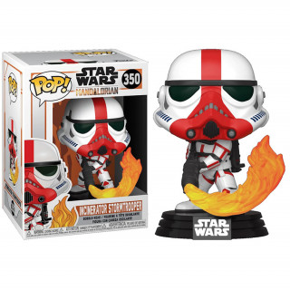 Funko Pop! TV: Star Wars The Mandalorian - Incinerator Stormtrooper #350 Vinyl Figura Ajándéktárgyak