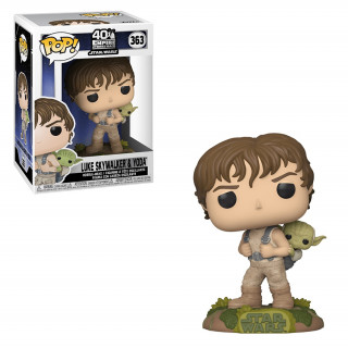 Funko Pop! Movies: Star Wars - Training Luke with Yoda #363 Vinyl Figura Ajándéktárgyak