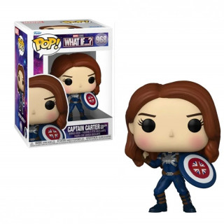 Funko Pop! Marvel: What If...? Captain Carter (Stealth) #968 Vinyl Figura Ajándéktárgyak