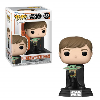 Funko Pop! Star Wars: The Mandalorian - Luke with Child #482 Vinyl Figura Ajándéktárgyak