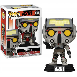 Funko Pop! Star Wars: The Bad Batch - Tech #445 Vinyl Figura Ajándéktárgyak