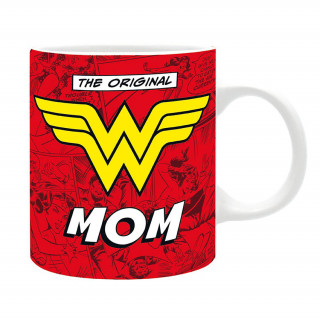 WONDER WOMAN - Bögre - "W Mom" - Abystyle Ajándéktárgyak