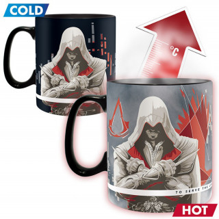 Assassins Creed - Hőre változó bögre - 460 ml - The Assassins - Abystyle Ajándéktárgyak