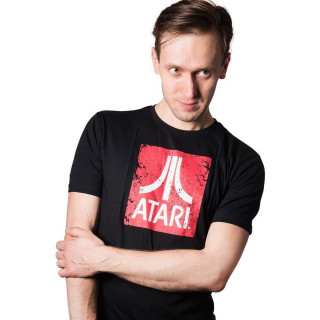 Atari Logo - Fekete Póló - Good Loot (XL-es méret) Ajándéktárgyak