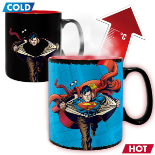 DC COMICS - Mug Heat Change - 460 ml - Superman - Abystyle Ajándéktárgyak