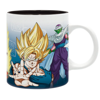 DRAGON BALL - Bögre - DBZ/Saiyans & Piccolo (320ml) - Abystyle Ajándéktárgyak