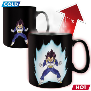 DRAGON BALL - Hőérzékeny Bögre - DBZ/ Vegeta (460ml) - Abystyle Ajándéktárgyak