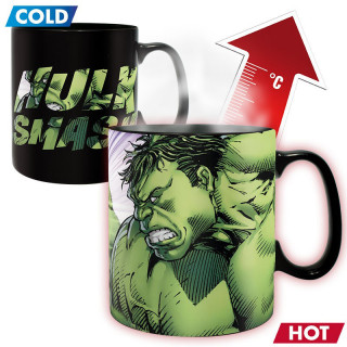 MARVEL - Mug Heat Change - 460 ml - "HULK SMASH" - Abystyle Ajándéktárgyak