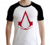 ASSASSIN'S CREED - Tshirt "Crest" man SS white & black - premium (M) - Abystyle thumbnail