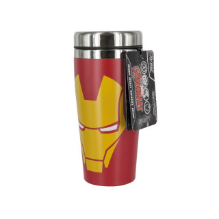 MARVEL - Utazó Bögre - Iron Man (450ml) - Abystyle Ajándéktárgyak