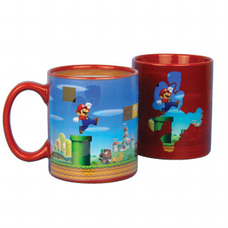 NINTENDO - Hőérzékeny Bögre - Super Mario (300ml) - Abystyle Ajándéktárgyak