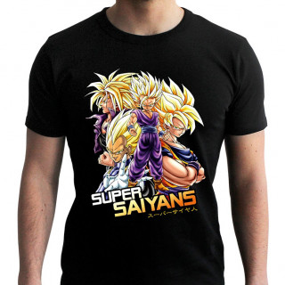 DRAGON BALL - Póló - DBZ/Saiyans (S-es méret) - Abystyle Ajándéktárgyak