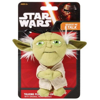 STAR WARS - Yoda - Plüss mini kulcstartó (beszélő - 17cm) - Abystyle Ajándéktárgyak