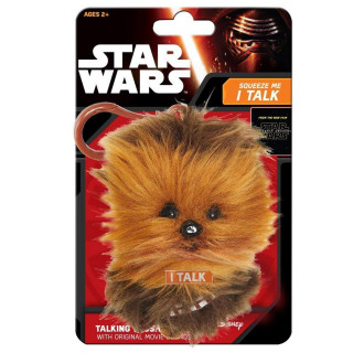 STAR WARS - Chewbacca - Plüss mini kulcstartó (beszélő - 17cm) - Abystyle Ajándéktárgyak