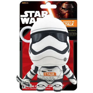 STAR WARS - Stormtrooper - Plüss mini kulcstartó (beszélő - 17cm) - Abystyle Ajándéktárgyak