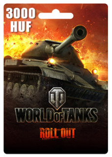 Wargaming World of Tanks PoR 3000HUF HU (EPAY) PC