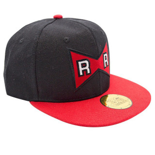 DRAGON BALL - Snapback Cap - Black & Red - Red Ribbon - Abystyle Ajándéktárgyak