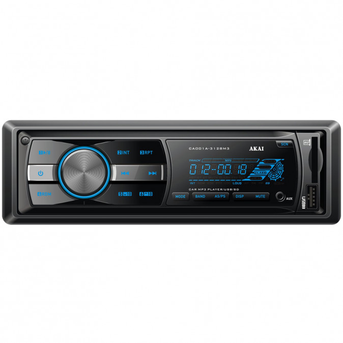 AKAI CA001A-3128M3 Autó rádió USB/SD kártya lejátszóval PC