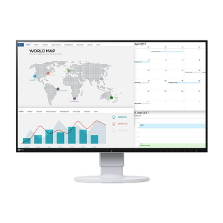 EIZO 27" EV2780-WT EcoView Ultra-Slim monitor PC