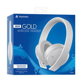 Sony PlayStation Gold Wireless Headset (7.1) (Fehér) Több platform