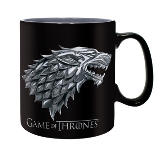 GAME OF THRONES - Bögre - Stark - Winter is coming - (460 ml) - Abystyle Ajándéktárgyak