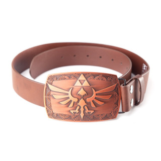 Nintendo - Öv + övcsat - Zelda Brown Belt Patina Buckle Ajándéktárgyak