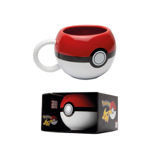 POKEMON - 3D Bögre -  Pokeball (300ml) - Abystyle Ajándéktárgyak