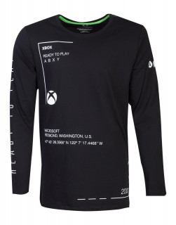 Xbox Ready to Play Longsleeve Shirt - Hosszúujjú Póló - M-es méret Ajándéktárgyak