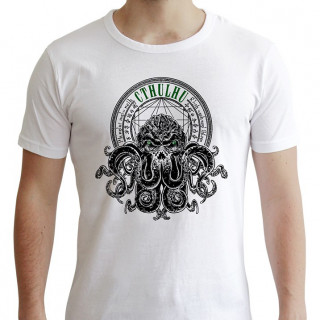 CTHULHU - Tshirt - Cthulhu - man SS white - new fit (XL-es méret) - Abystyle Ajándéktárgyak