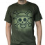 ONE PIECE - Tshirt - Póló "Skull with map Used" man SS kaki - basic (S-es méret) - Abystyle thumbnail