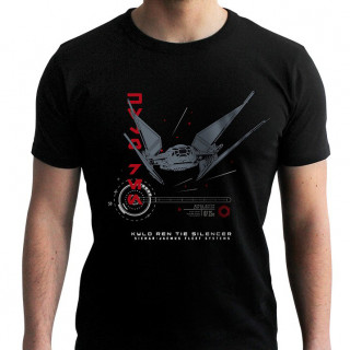 STAR WARS - Tshirt "Tie Silencer E8" man SS black - new fit (L-es méret) - Abystyle Ajándéktárgyak