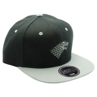 GAME OF THRONES - Snapback Sapka - Stark - Fekete & Szürke - Abystyle Ajándéktárgyak