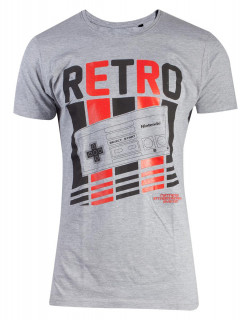 Nintendo - Retro NES Men's T-shirt - Póló (L-es méret) Ajándéktárgyak