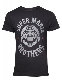 Nintendo - Super Mario Biker Men's T-shirt - Póló (XL-es méret) Ajándéktárgyak