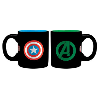 MARVEL - 2db Espresso Bögre - Captain America & Hulk (110 ml) - Abystyle Ajándéktárgyak