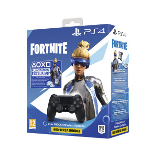  PlayStation 4 (PS4) Dualshock 4 Kontroller (Fekete) + Fortnite Neo Versa csomag PS4