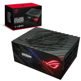 Asus Tápegység 1200W - ROG-THOR-1200P (80 Plus Platinum, Moduláris, harisnyázott kábelek, Ventillátor átmérő... PC