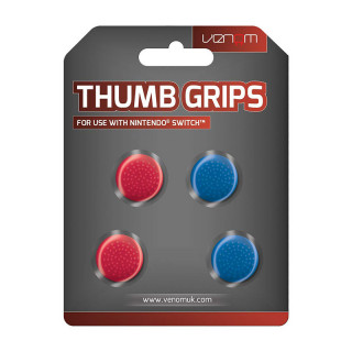 Venom VS4918 piros és kék Thumb Grips (4x) Nintendo Switch kontrollerhez Nintendo Switch