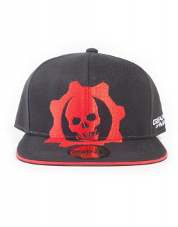 Gears of War Red Helmet Snapback - Sapka Ajándéktárgyak