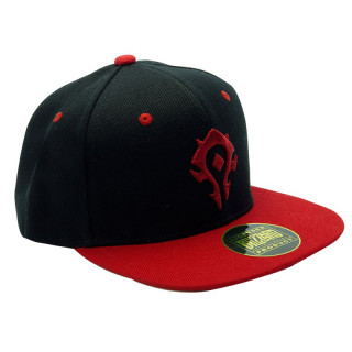 WORLD OF WARCRAFT - Snapback Cap - Black & Red - Horde - Sapka - Abystyle Ajándéktárgyak