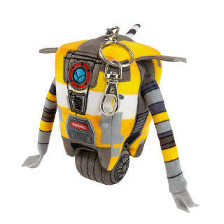 Borderlands 3 Claptrap Keychain Plush - Good Loot - Kulcstartó Ajándéktárgyak