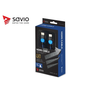 SAVIO GCL-05 HDMI kábel v2.0 3 m kék PS4