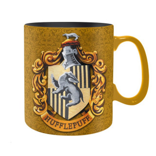 HARRY POTTER - Bögre - 460 ml - Hufflepuff  - Abystyle Ajándéktárgyak