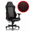 Noblechairs HERO BŐR Fekete/Piros Gamer szék (NBL-HRO-RL-BRD) (Bontott) thumbnail