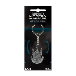 Call Of Duty: Modern Warfare Metal Keychain West Faction - Fém kulcstartó Ajándéktárgyak